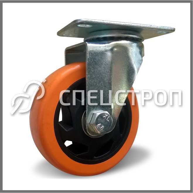 Промышленные колеса - оранжевый полиуретан